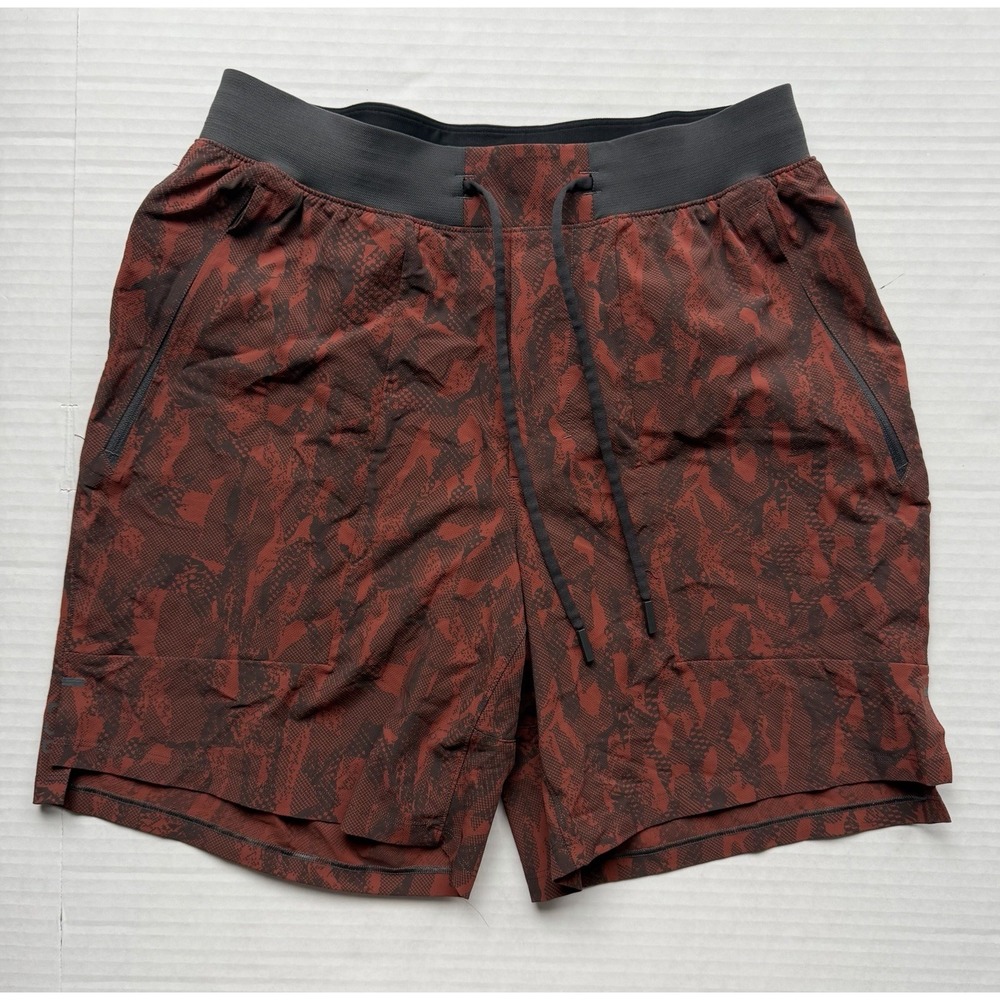 Lululemon License To Train 7" Linerless Shorts Men's Medium Breakaway Date Brown